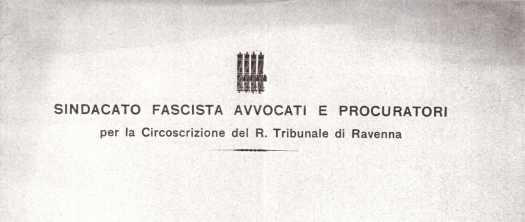 Albo 1939 Avvocati e Procuratori – Circoscrizione di Ravenna