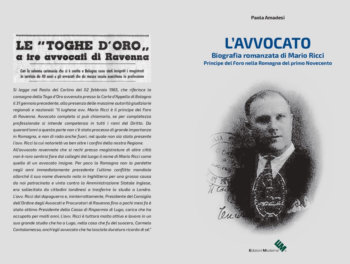 Rotary Lugo: presentato “L’Avvocato”, biografica romanzata di Mario Ricci